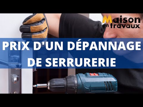 Prix d'un dépannage de serrurerie